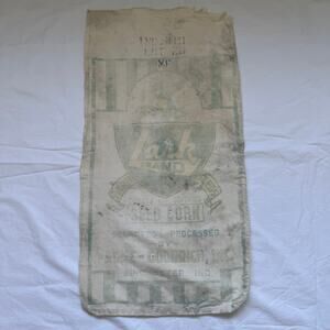 Vintage Lark Brand Farm Seed Sack Winchester, IN 15"x27" Collectible